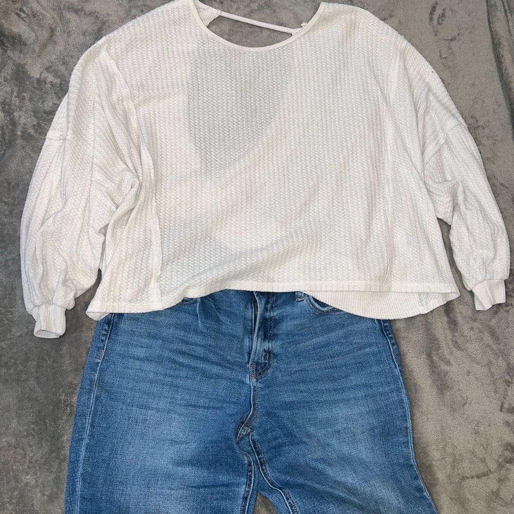 Wishlist White Long Sleeve Top
